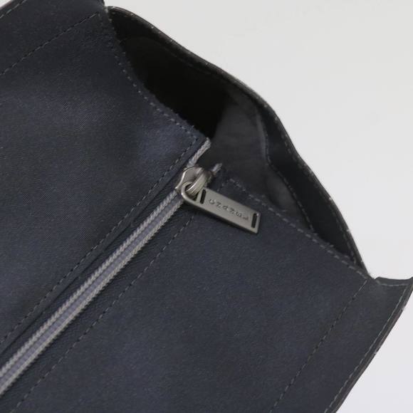 CHANEL Tote Bag Nylon Gray CC Auth yk9320 - Picture 9 of 16